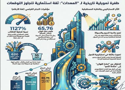 قفزة‭ ‬تمويلية‭ ‬تاريخية‭ ‬لـ المعدات‮‬‭ ‬بعد‭ ‬اكتتاب‭ ‬استثنائي