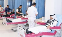 ‬بوبيان‮‬‭ ‬يشارك‭ ‬في‭ ‬حملة‭ ‬للتبرع‭ ‬بالدم