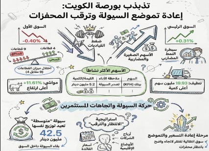 أداء‭ ‬متباين‭ ‬للبورصة‭ ‬وسط‭ ‬ضغوط‭ ‬بيعية‭ ‬وانتقائية‭ ‬شرائية