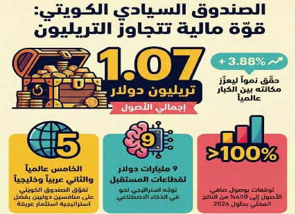 أصول‭ ‬صندوق‭ ‬الأجيال‭ ‬تتجاوز‭ ‬1‭.‬07‭ ‬تريليون‭ ‬دولار