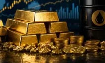 الذهب‭ ‬يتراجع‭ ‬تحت‭ ‬ضغط‭ ‬النفط‭ ‬والفائدة‭ ‬المرتفعة
