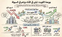 97‭ ‬مليون‭ ‬دينار‭ ‬تداولات‭ ‬البورصة‭ ‬في‭ ‬جلسة‭ ‬متباينة‭ ‬