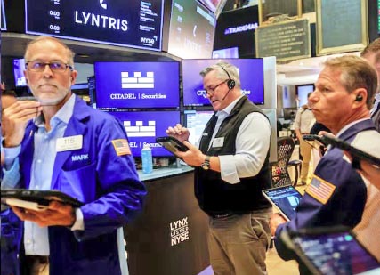 وول‭ ‬ستريت‭ ‬ترتفع‭ ‬0‭.‬24‭ % ‬بدعم‭ ‬السندات