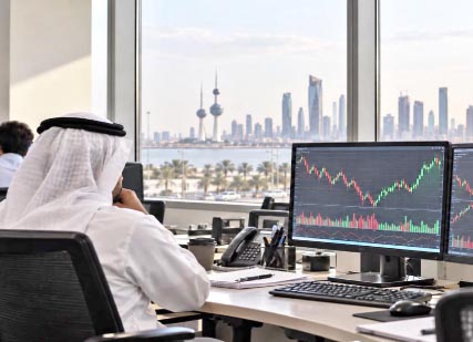 بورصة‭ ‬الكويت‭ ‬تتماسك‭ ‬أمام‭ ‬الضغوط‭.. ‬والأسهم‭ ‬التشغيلية‭ ‬تدعم‭ ‬السوق