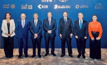 وفد‭ ‬مجموعة‭ ‬البنك‭ ‬الأهلي‭ ‬عقد‭ ‬لقاءات‭ ‬مع‭ ‬البنوك‭ ‬العالمية