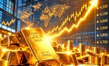 الذهب‭ ‬يفقد‭ ‬0‭.‬4‭ % ‬ويهبط‭ ‬إلى‭ ‬4124‭ ‬دولاراً